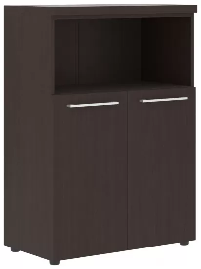 Шкаф с глухими малыми дверьми и топом