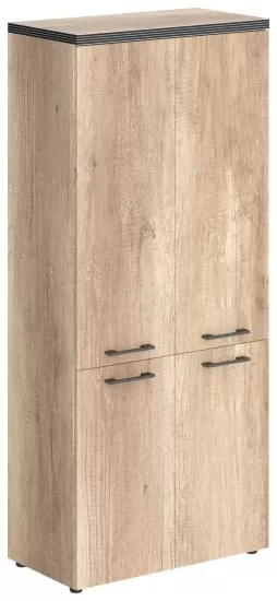 Шкаф с глухими средними и малыми дверьми