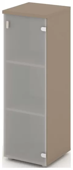 Шкаф средний узкий правый (1 средний фасад стекло)