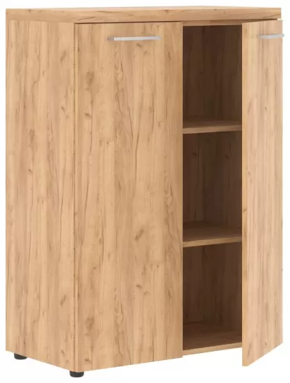 Шкаф с глухими средними дверьми и топом