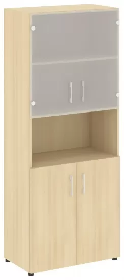 Шкаф высокий широкий комбинированный